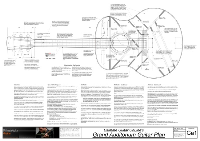Acoustic Guitar Building Plans